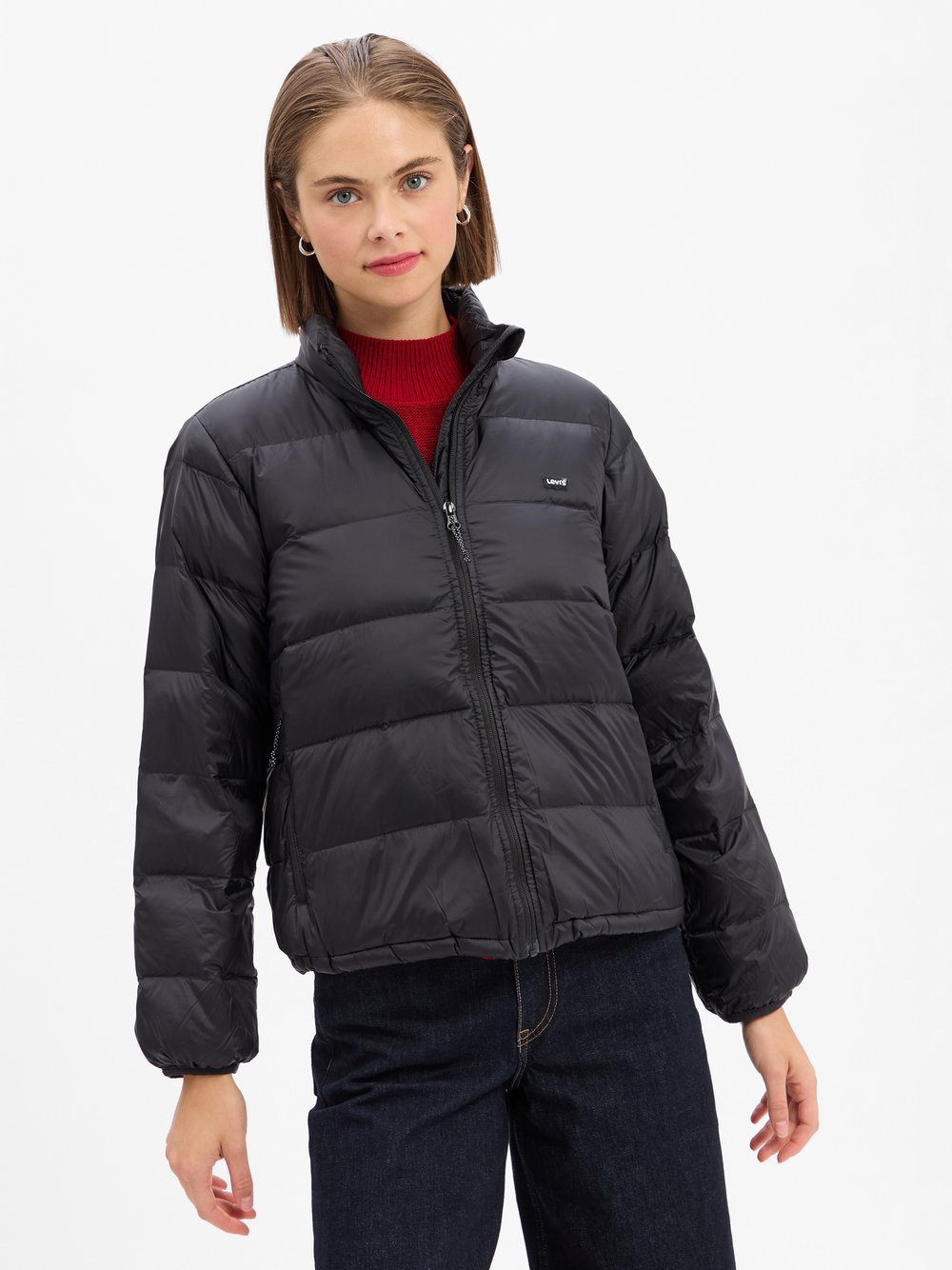Levi's Daunenjacke Damen Polyamid schwarz, L