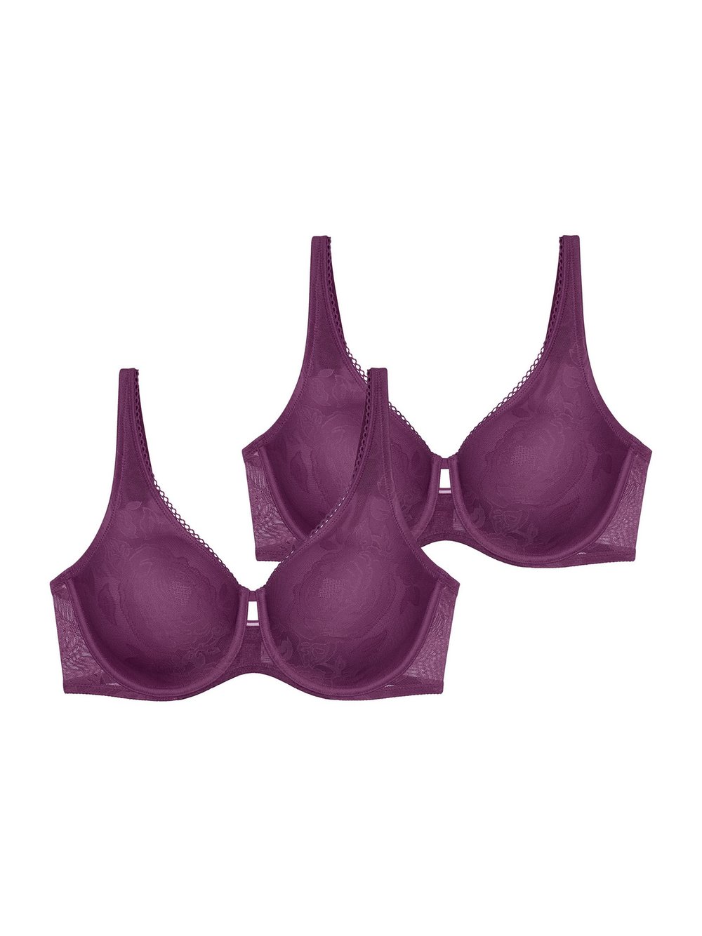 Triumph Bügel-BH Damen lila bedruckt, 80G