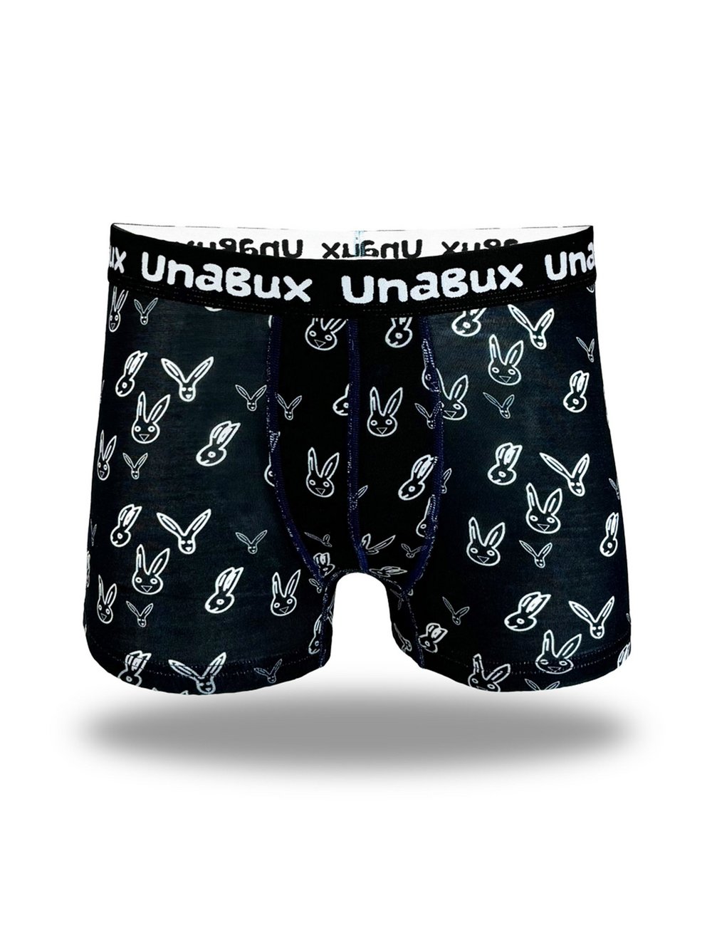 Unabux Boxer  Herren Jersey schwarz bedruckt, M