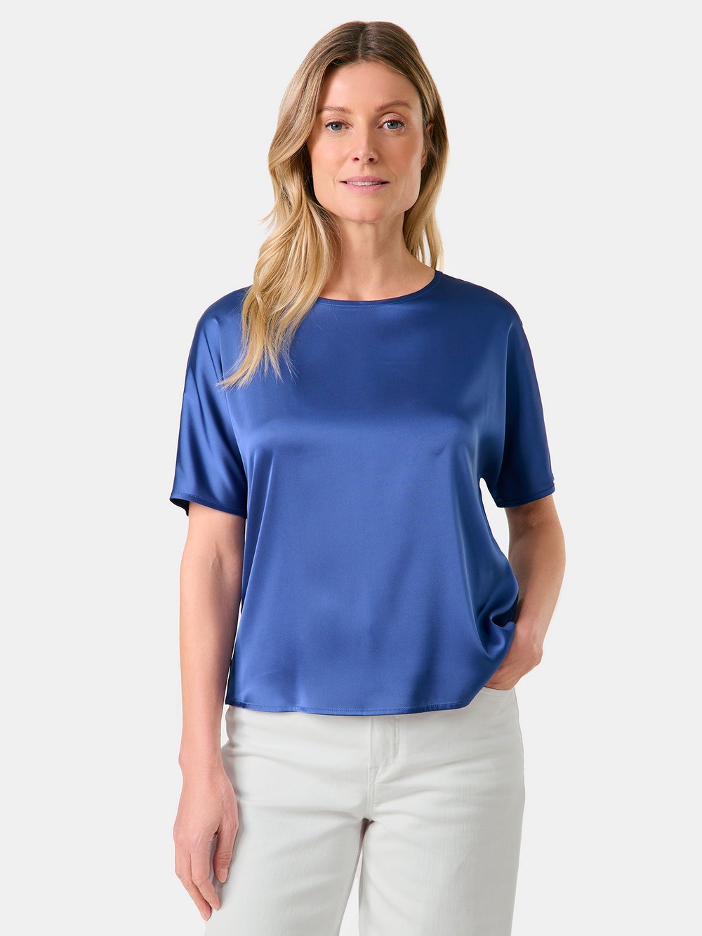 Gerry Weber Blusenshirt Damen Viskose blau, 34