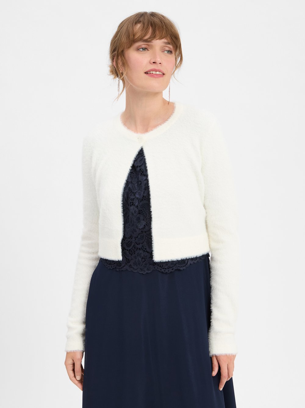 Marie Lund Bolero Damen weiß, 36