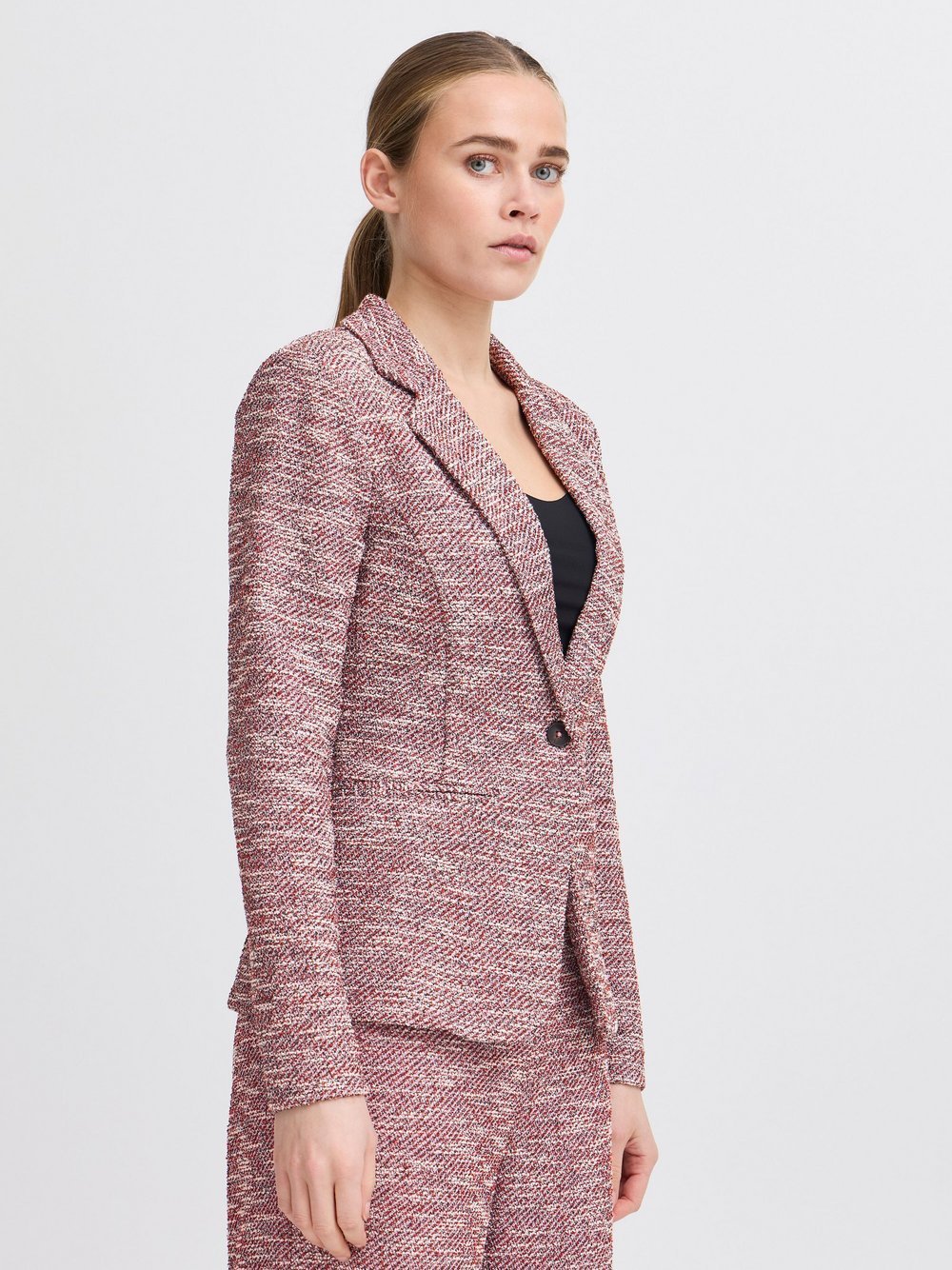 Ichi Kurzblazer Damen mehrfarbig meliert, XS