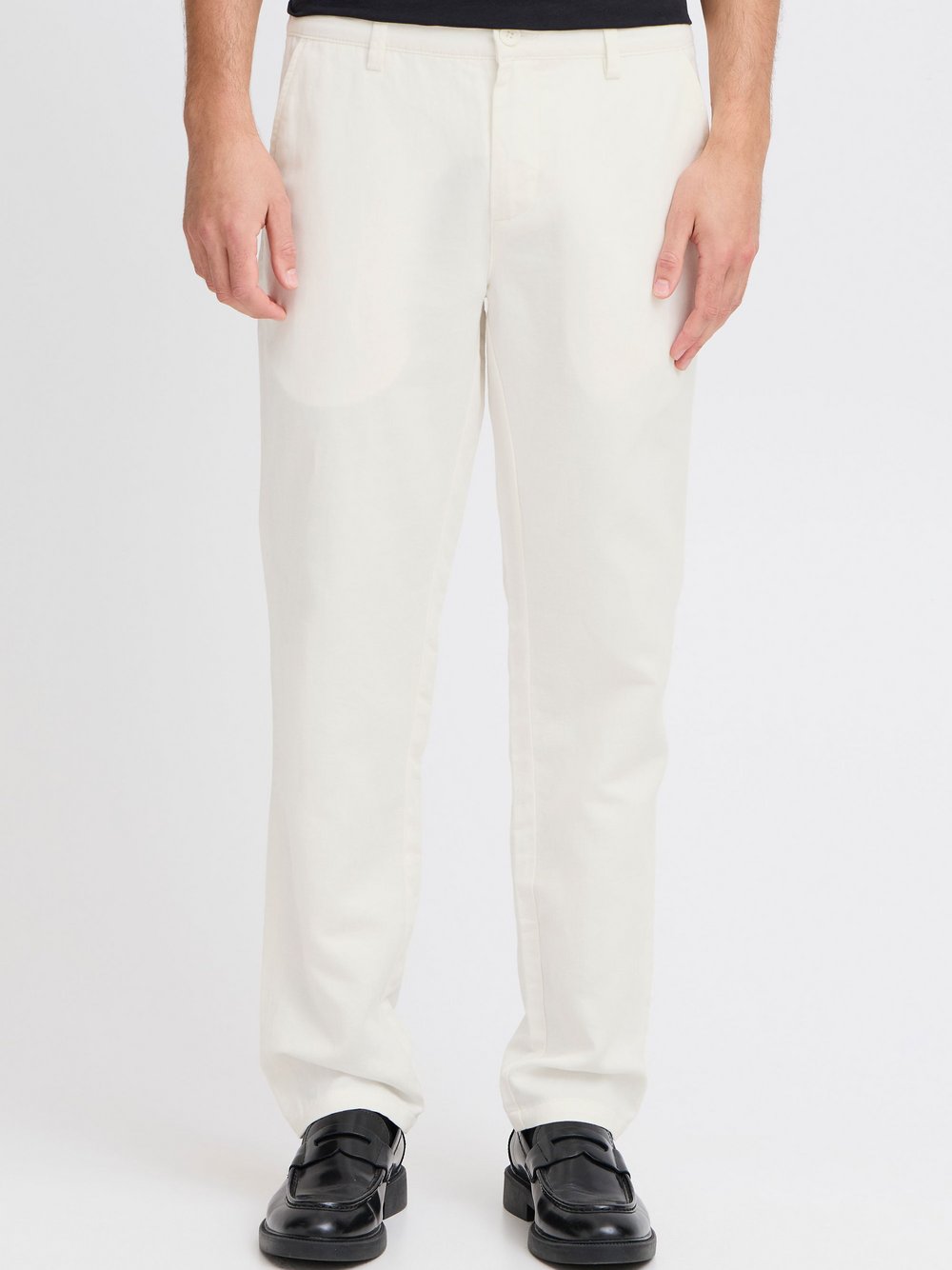 CASUAL FRIDAY Leinenhose Herren Baumwolle weiß, 33-34