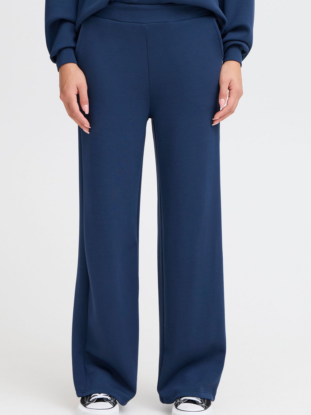 fransa Stoffhose Damen blau, XXL