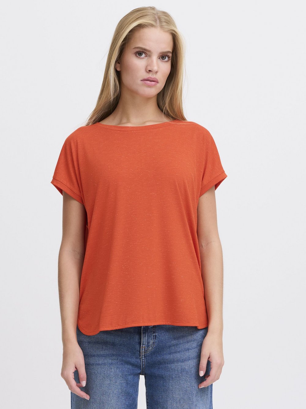 Ichi T-Shirt Damen rot, L