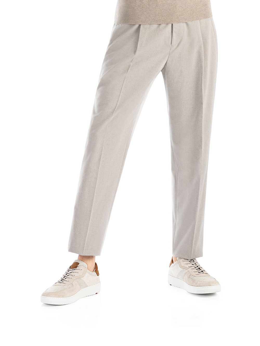 Thumbnail - Lloyd Sneaker Herren Leder weiß gemustert, 43