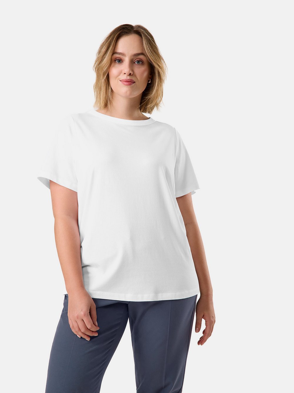 Samoon T-Shirt Damen weiß, 54