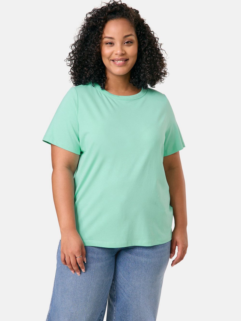 Samoon T-Shirt Damen blau, 56