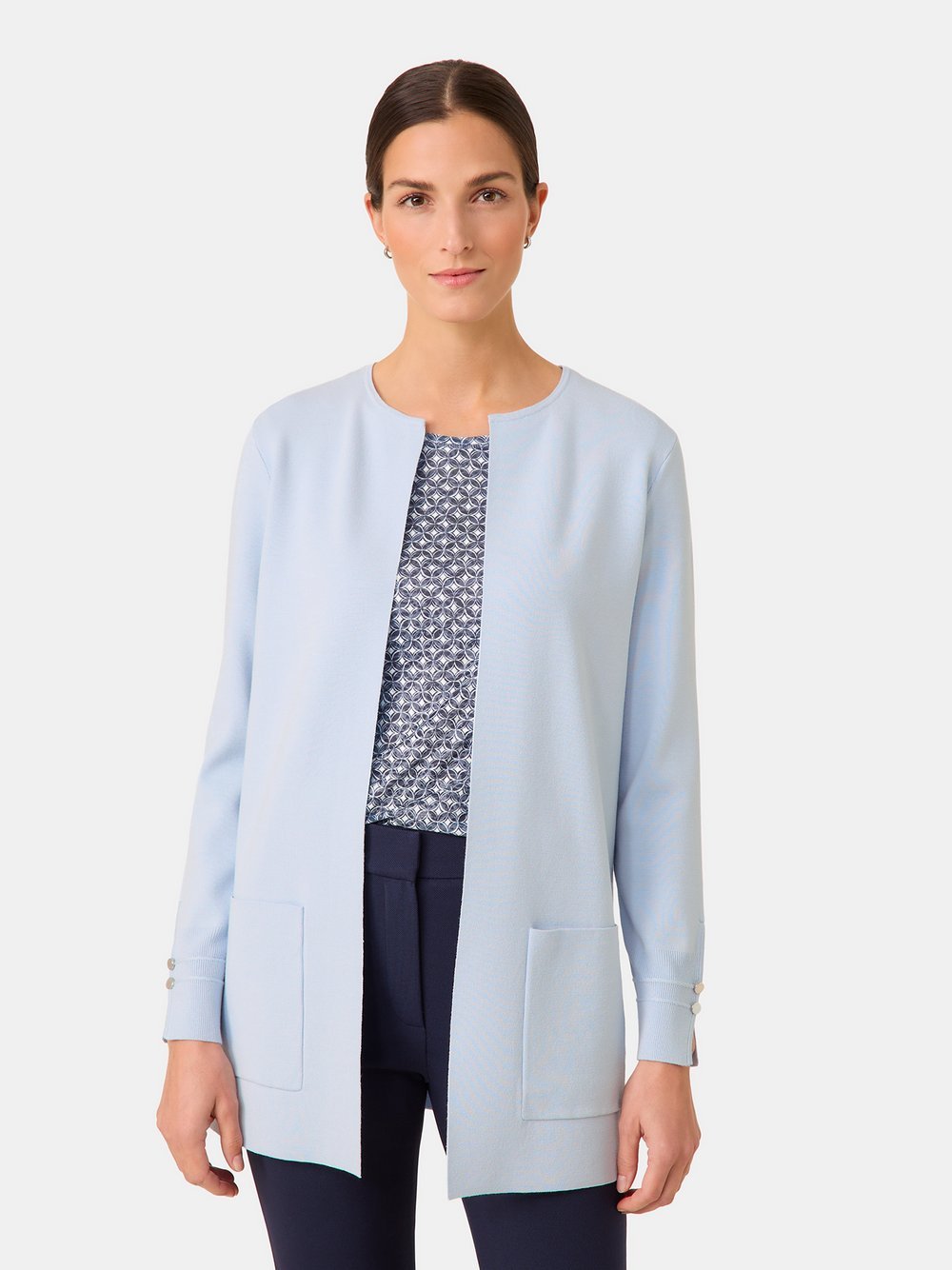 Gerry Weber Longjacke Damen Viskose blau, 40