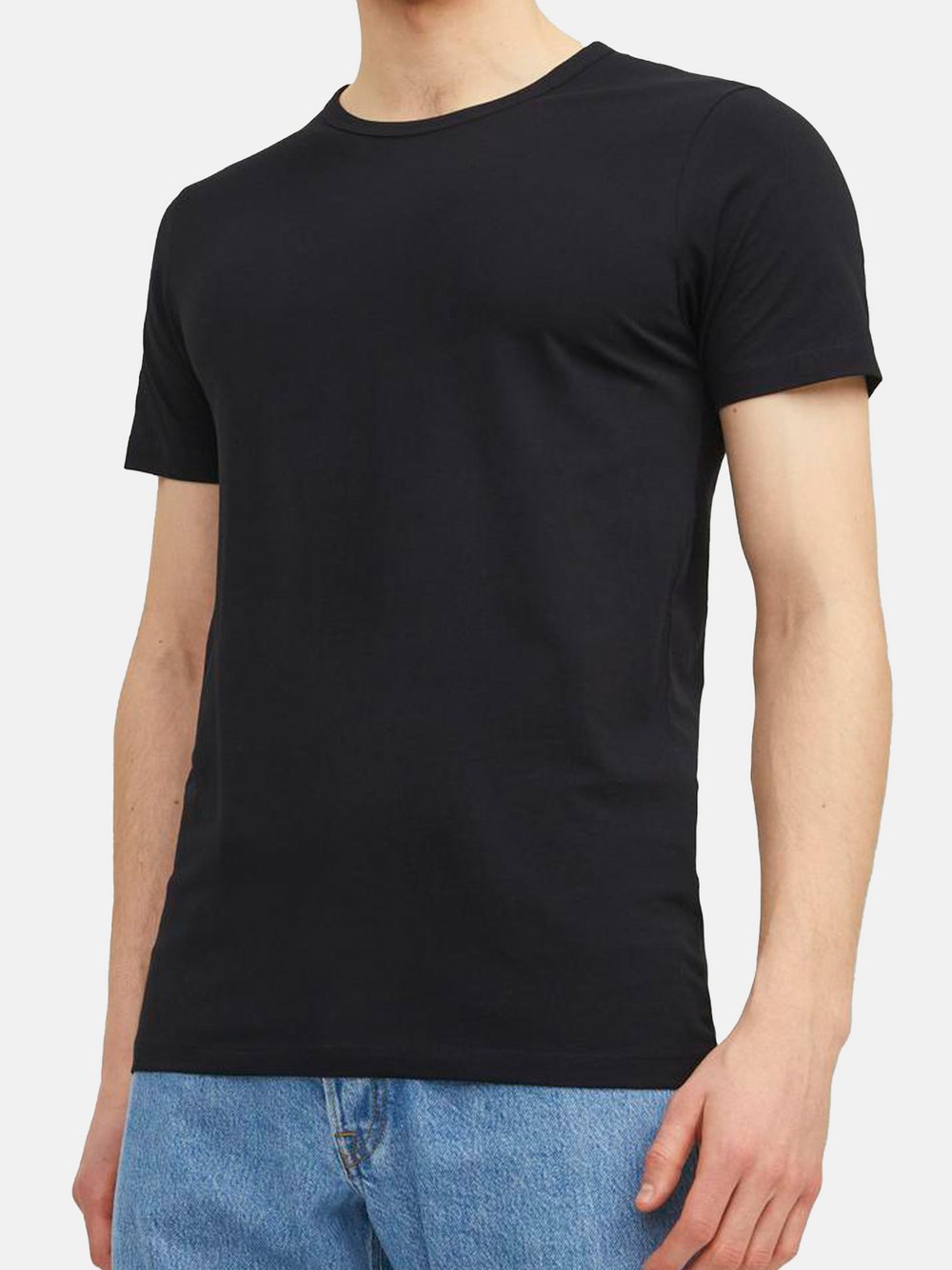 Thumbnail - Jack & Jones T-Shirt Herren Baumwolle schwarz, M