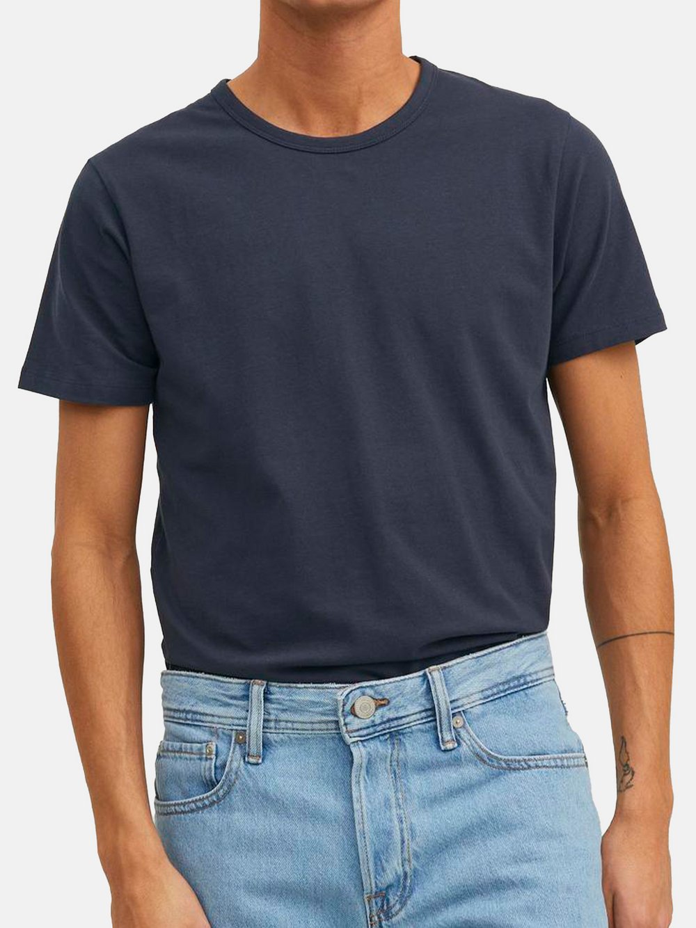 Thumbnail - Jack & Jones T-Shirt Herren Baumwolle blau, XXL