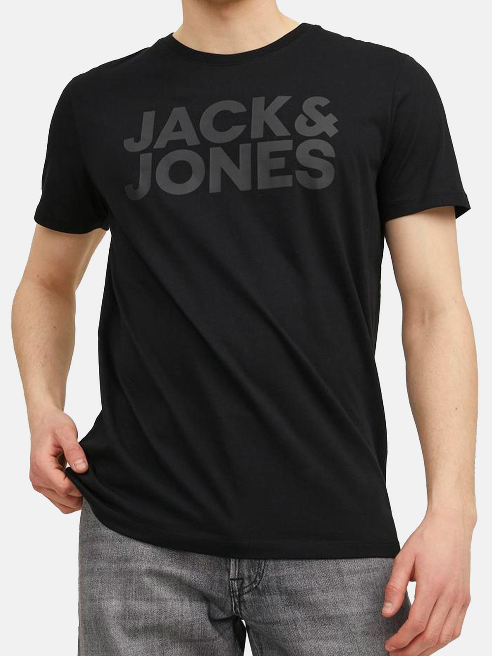 Jack & Jones T-Shirt Herren Baumwolle mehrfarbig gemustert, M