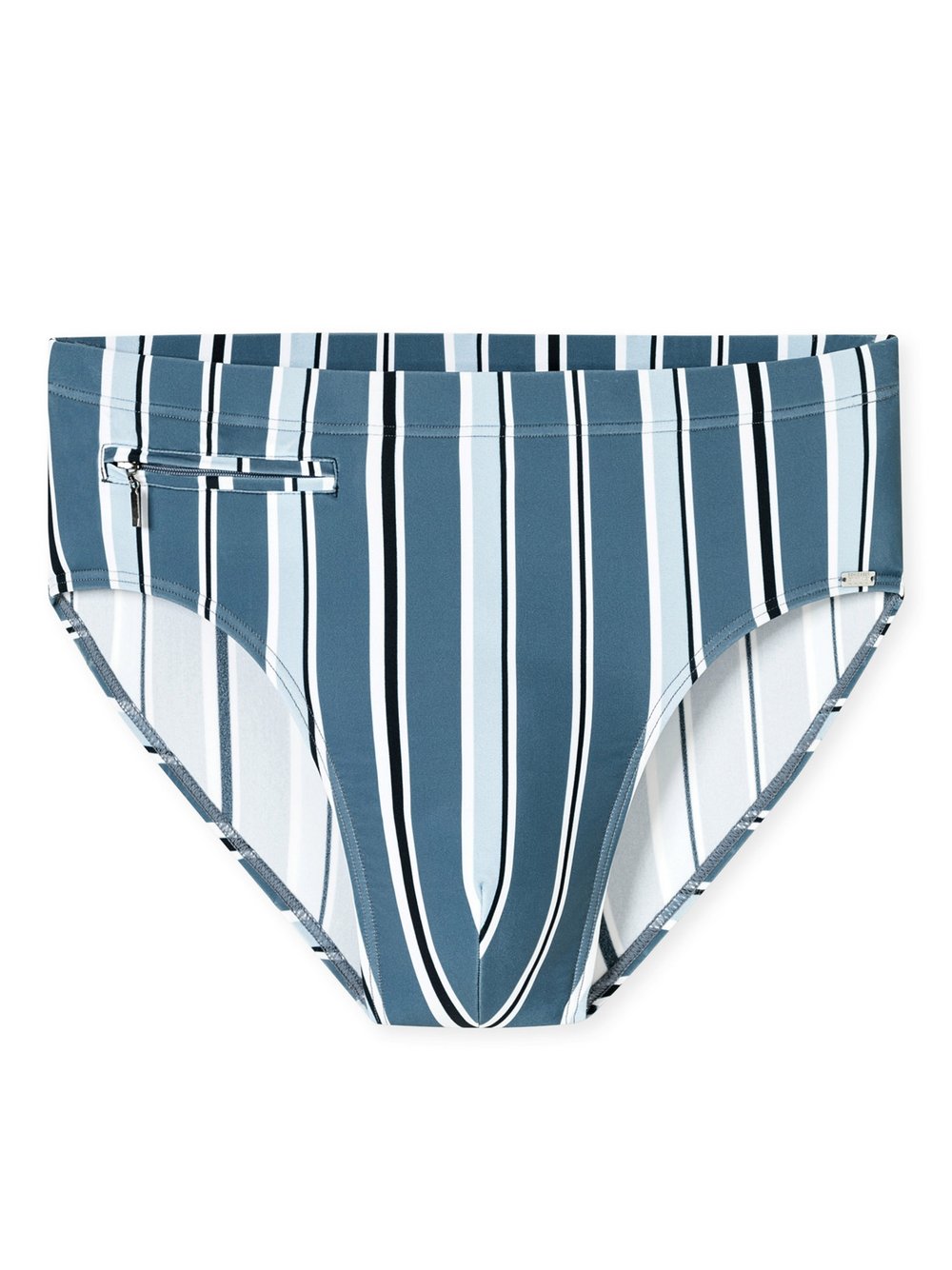 Thumbnail - Schiesser Badehose  Herren blau gestreift, 6