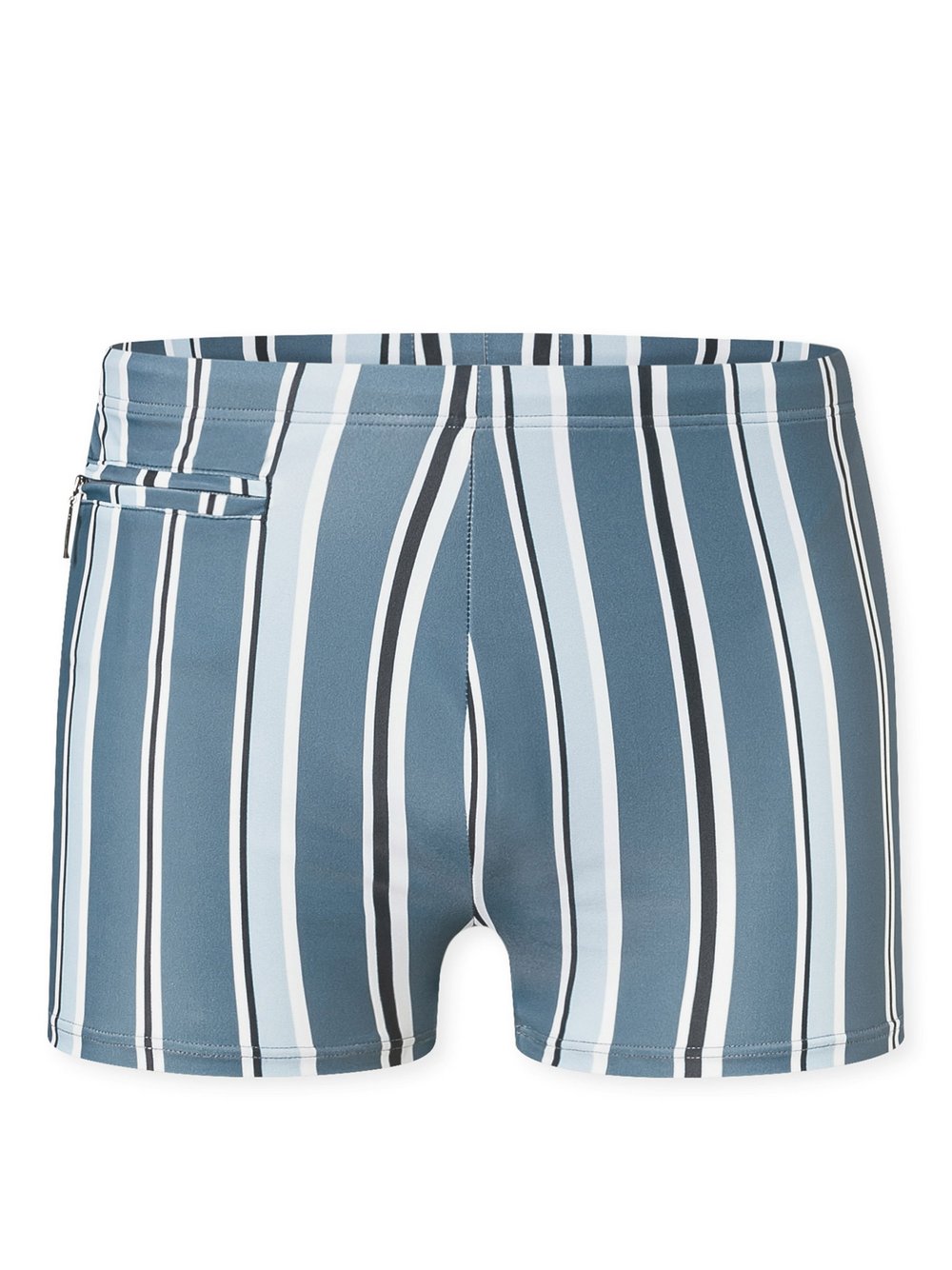 Thumbnail - Schiesser Badehose  Herren blau gestreift, 9