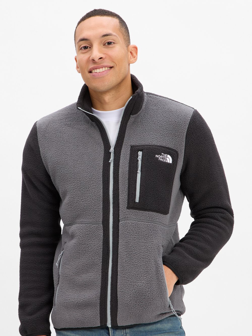 The North Face Fleecejacke Herren mehrfarbig gemustert, M