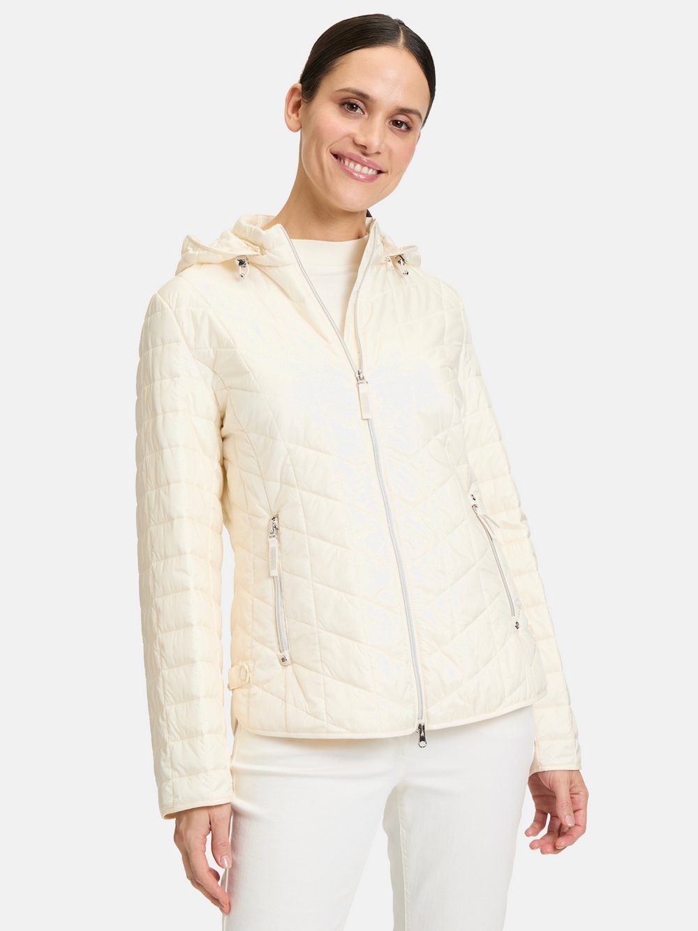 Betty Barclay Outdoorjacke Damen Polyamid weiß, 44