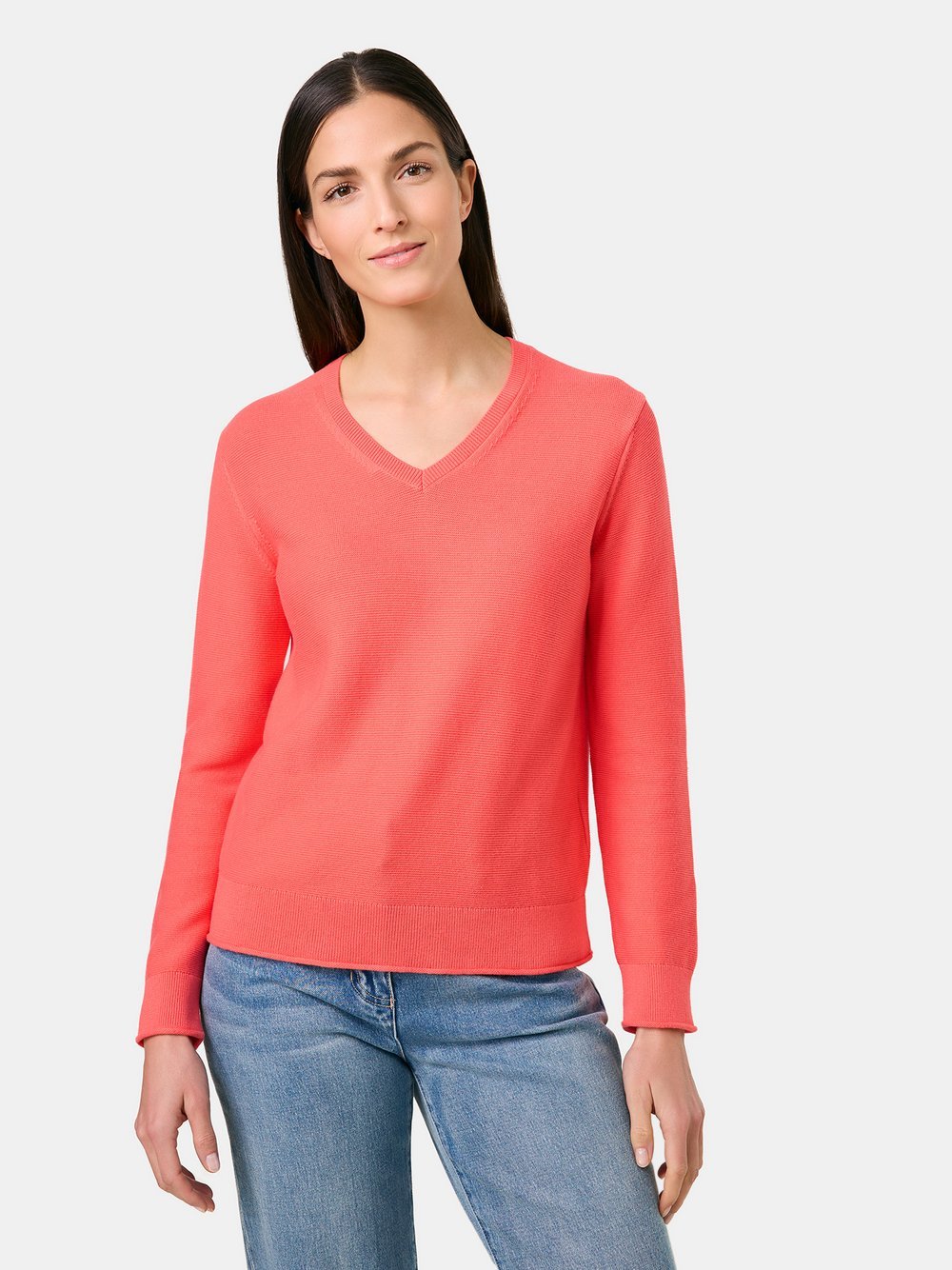 Gerry Weber Pullover Damen Baumwolle orange, 36