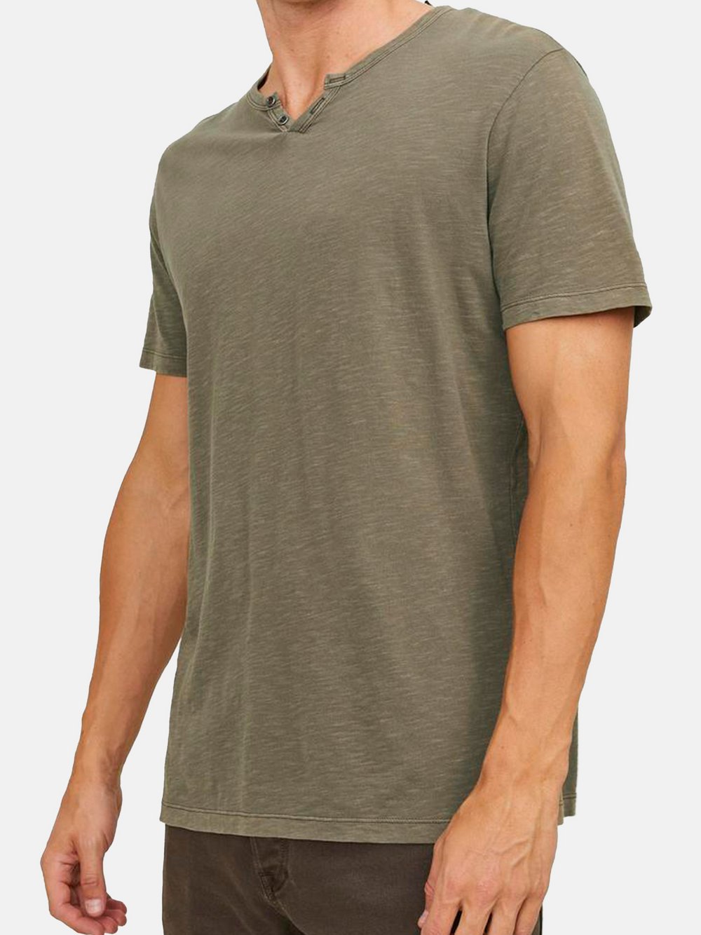 Jack & Jones T-Shirt Herren Baumwolle grün, XXL