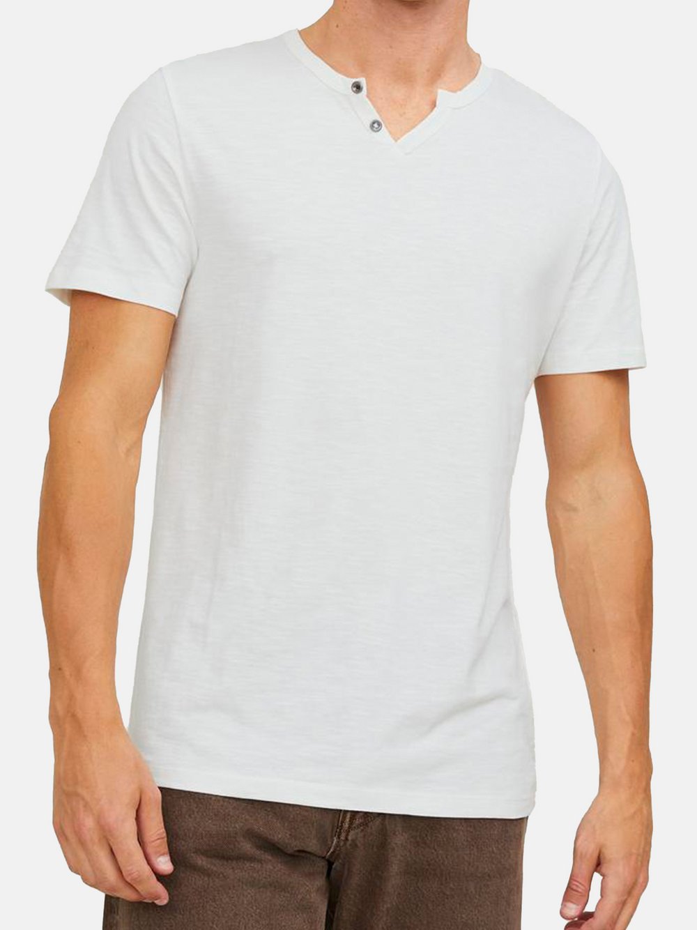 Jack & Jones T-Shirt Herren Baumwolle beige, S