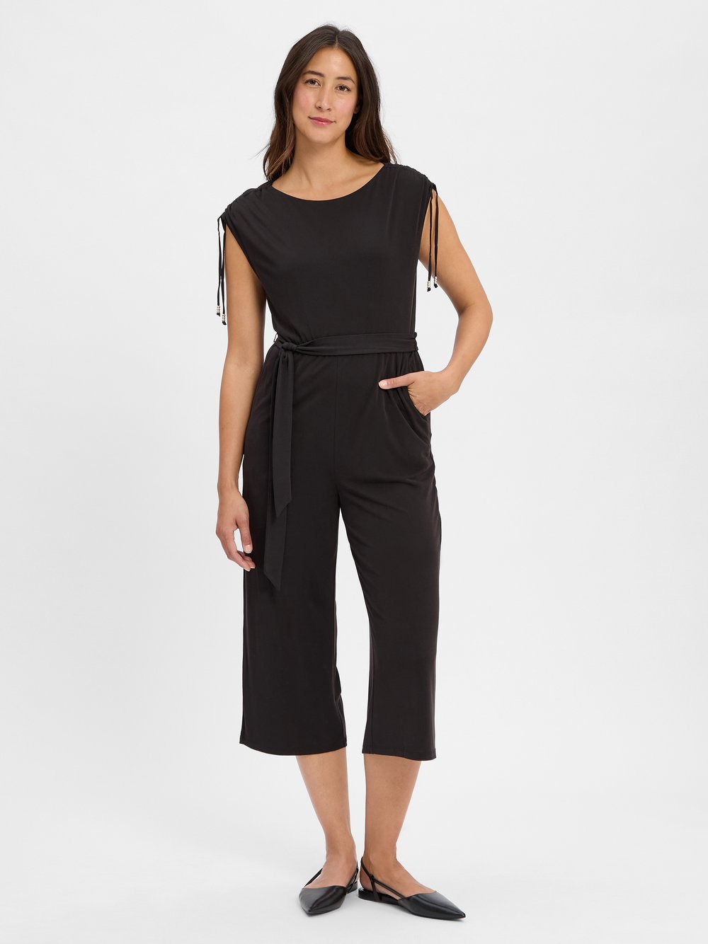 s.Oliver BLACK LABEL Jumpsuit Damen Modal schwarz, 48