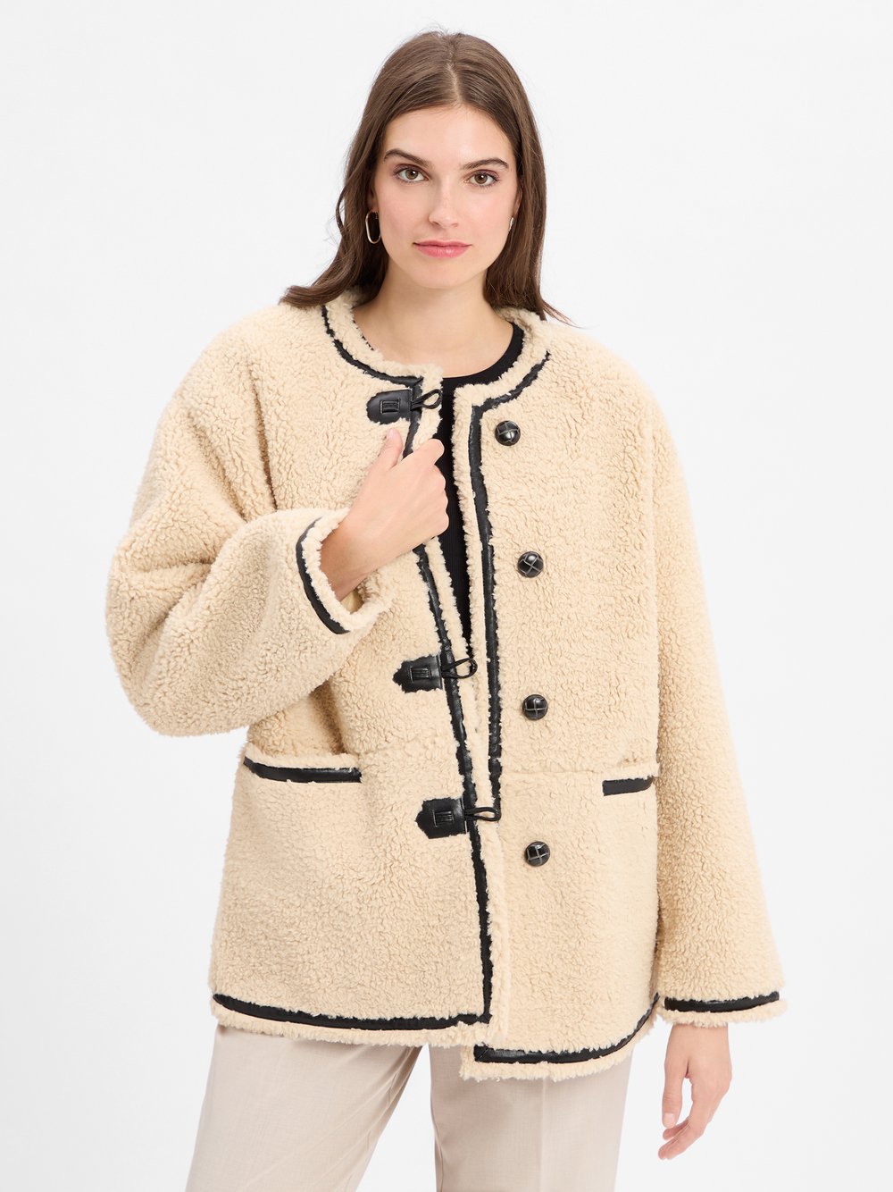Marie Lund Wolljacke Damen beige, 36