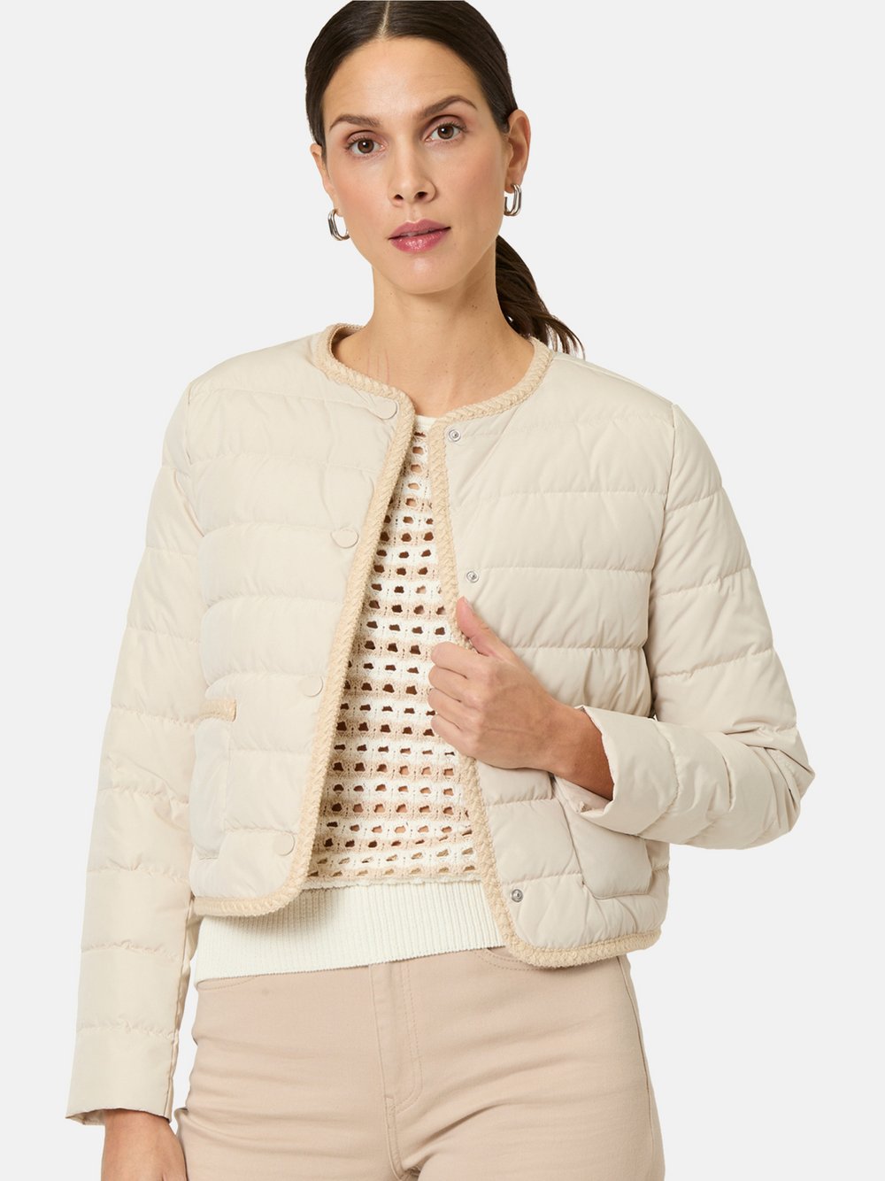 zero Steppjacke Damen beige, 34