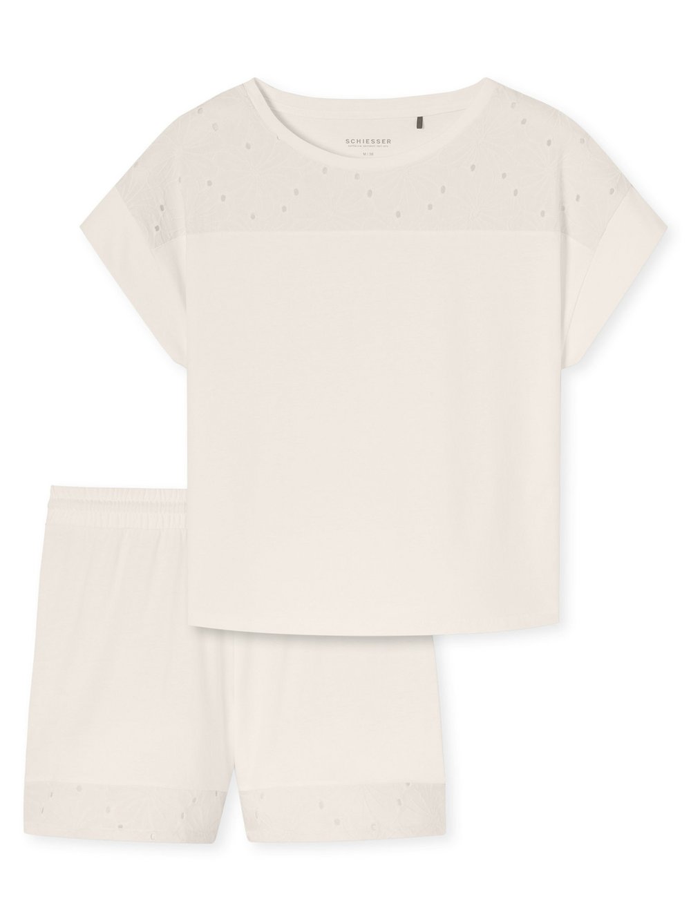 Schiesser Shorty  Damen Jersey weiß, 40