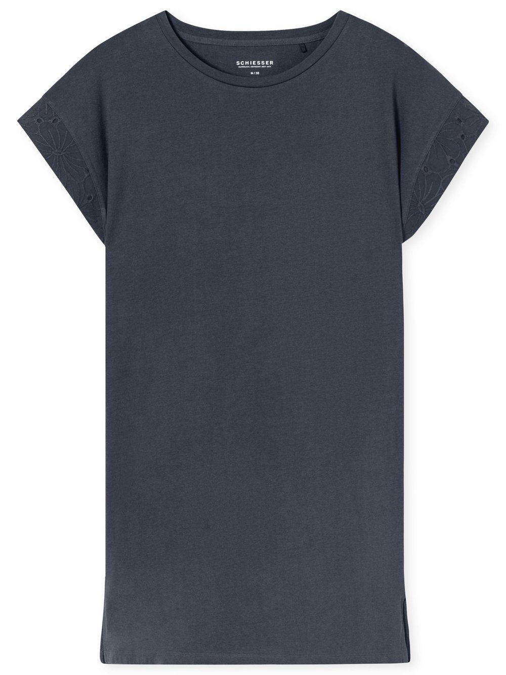 Schiesser Nachthemd  Damen Jersey grau, 48