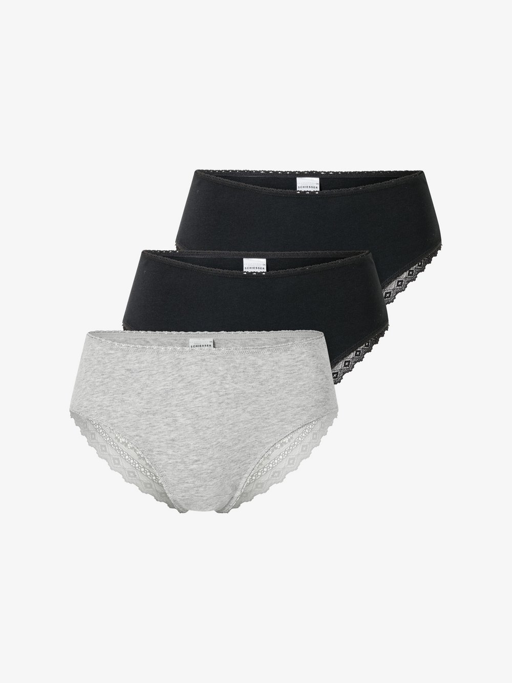 Thumbnail - Schiesser Brasilslip Damen Baumwolle mehrfarbig, 42