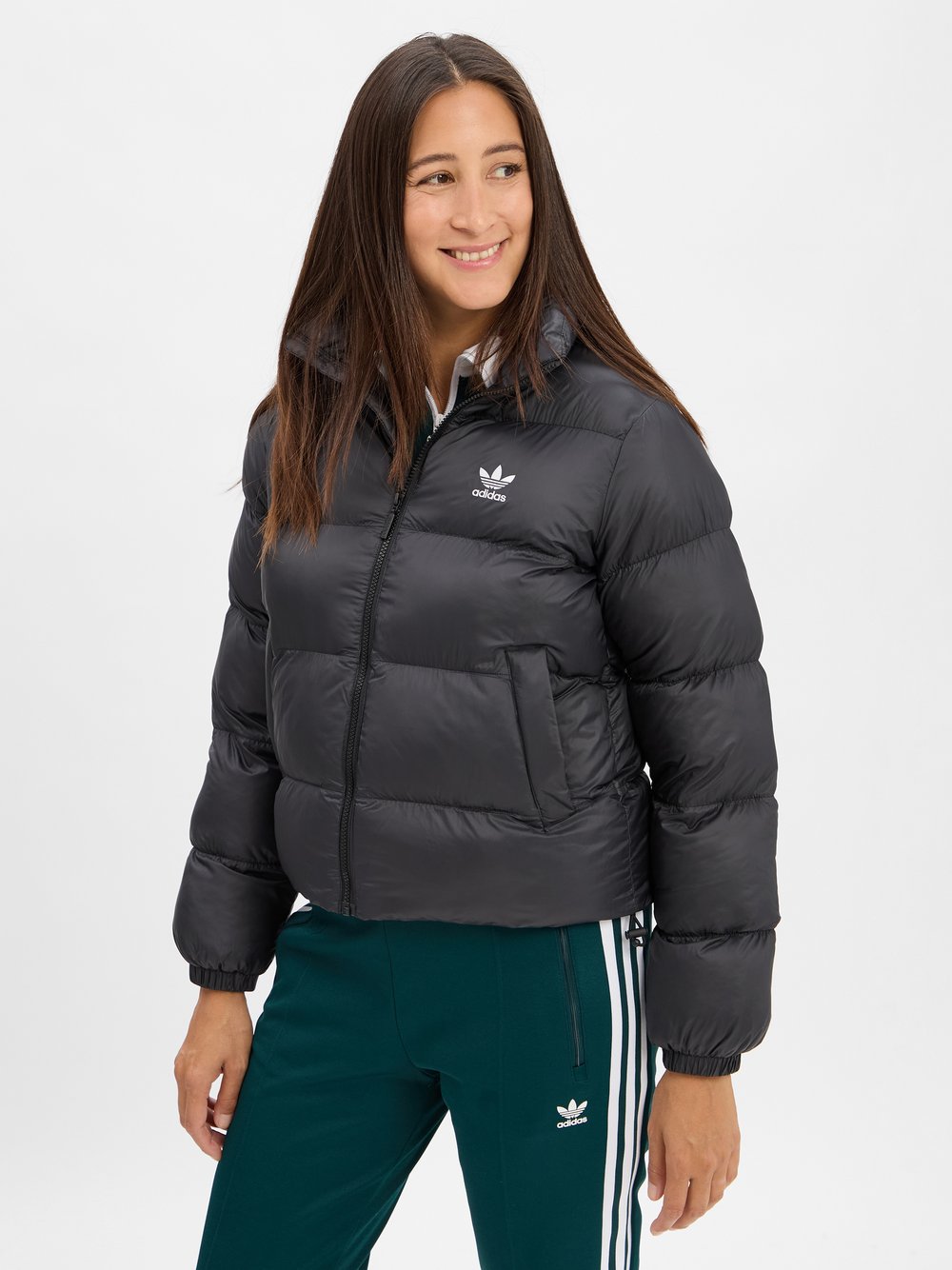 adidas Originals Steppjacke Damen schwarz, XS