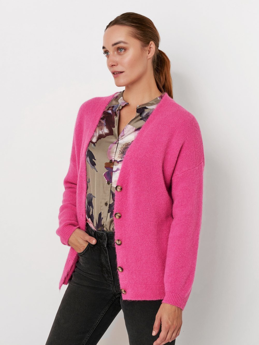 TONI Strickjacke Damen rosa, S