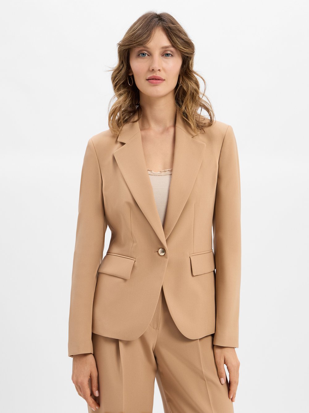 JOOP! Blazer Damen Viskose beige, 38
