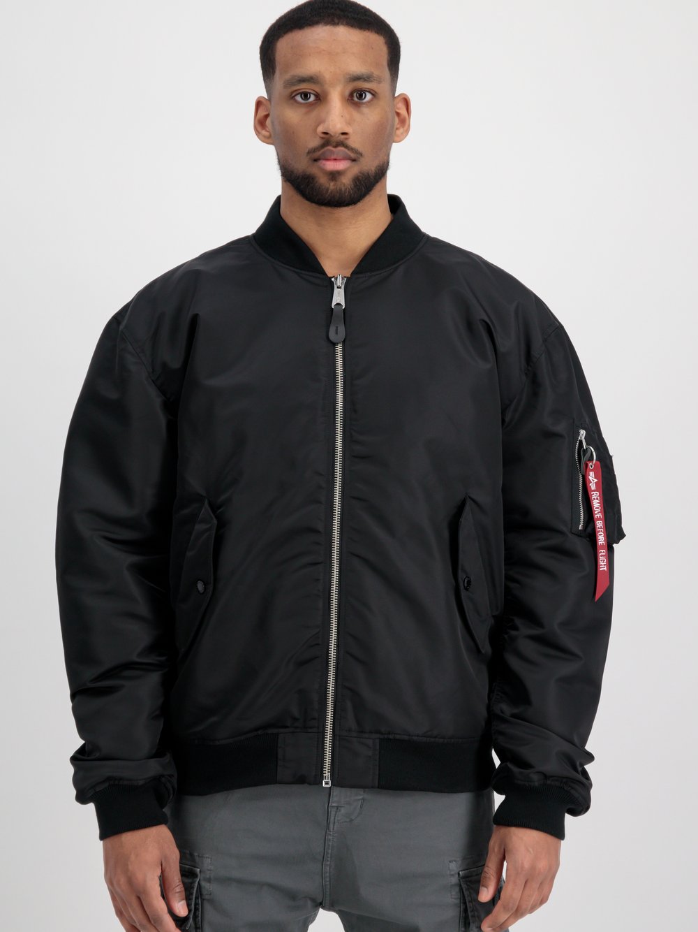 Alpha Industries Bomberjacke Herren schwarz, XXXL