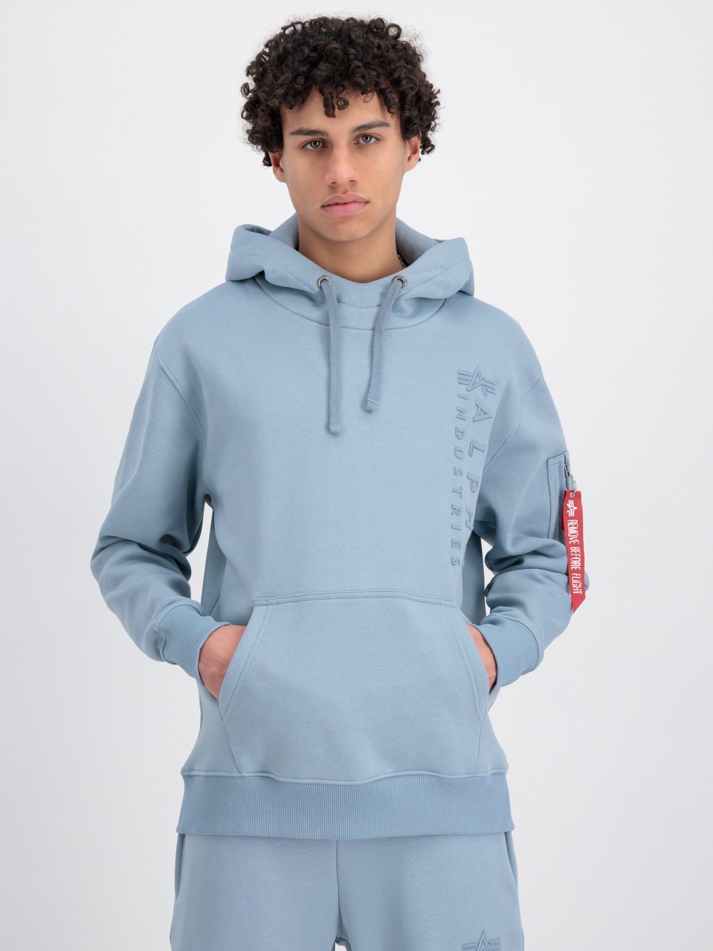 Alpha Industries Kapuzensweatshirt Herren blau, M