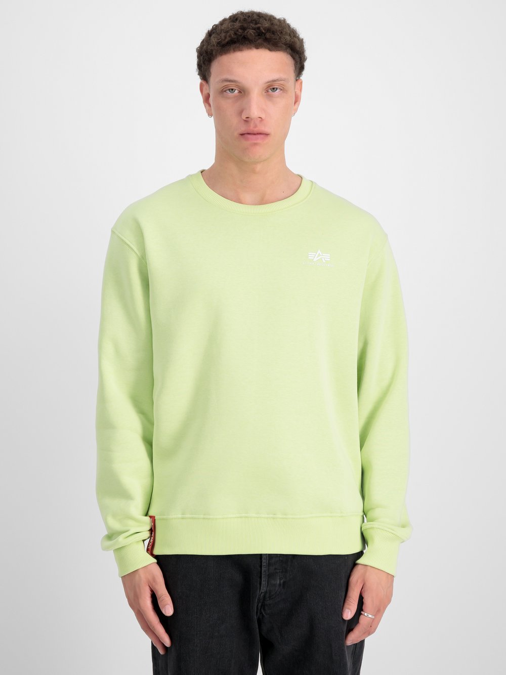 Alpha Industries Sweatshirt Herren gelb, XXXL