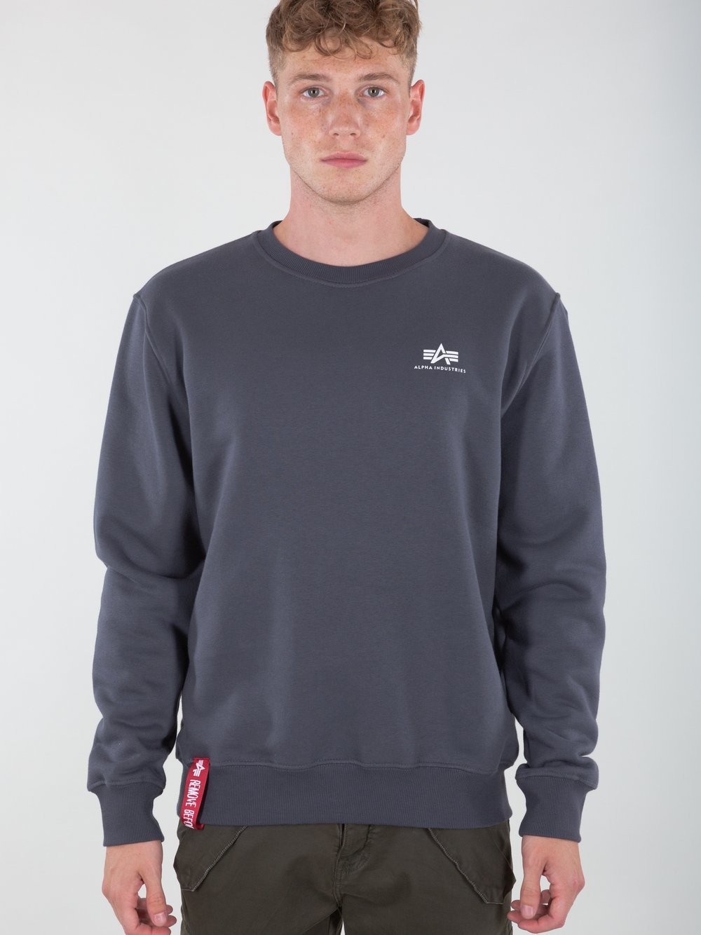 Alpha Industries Sweatshirt Herren grau, XXL