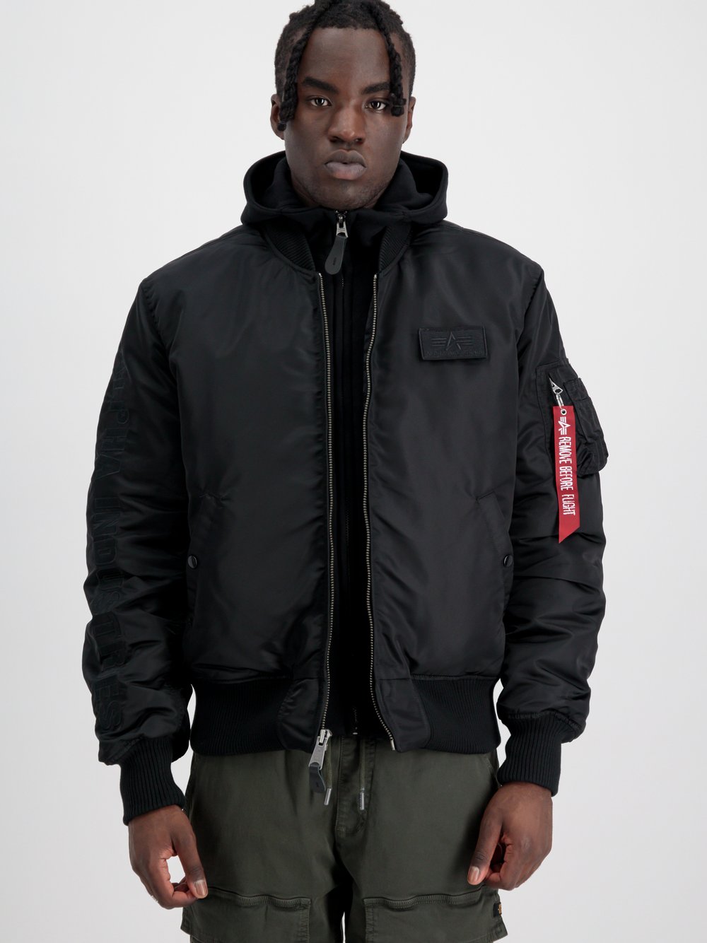Alpha Industries Bomberjacke Herren schwarz, XS