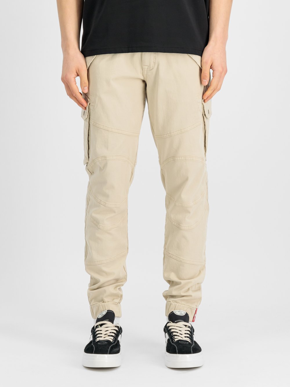 Thumbnail - Alpha Industries Hose Herren Baumwolle beige, 29