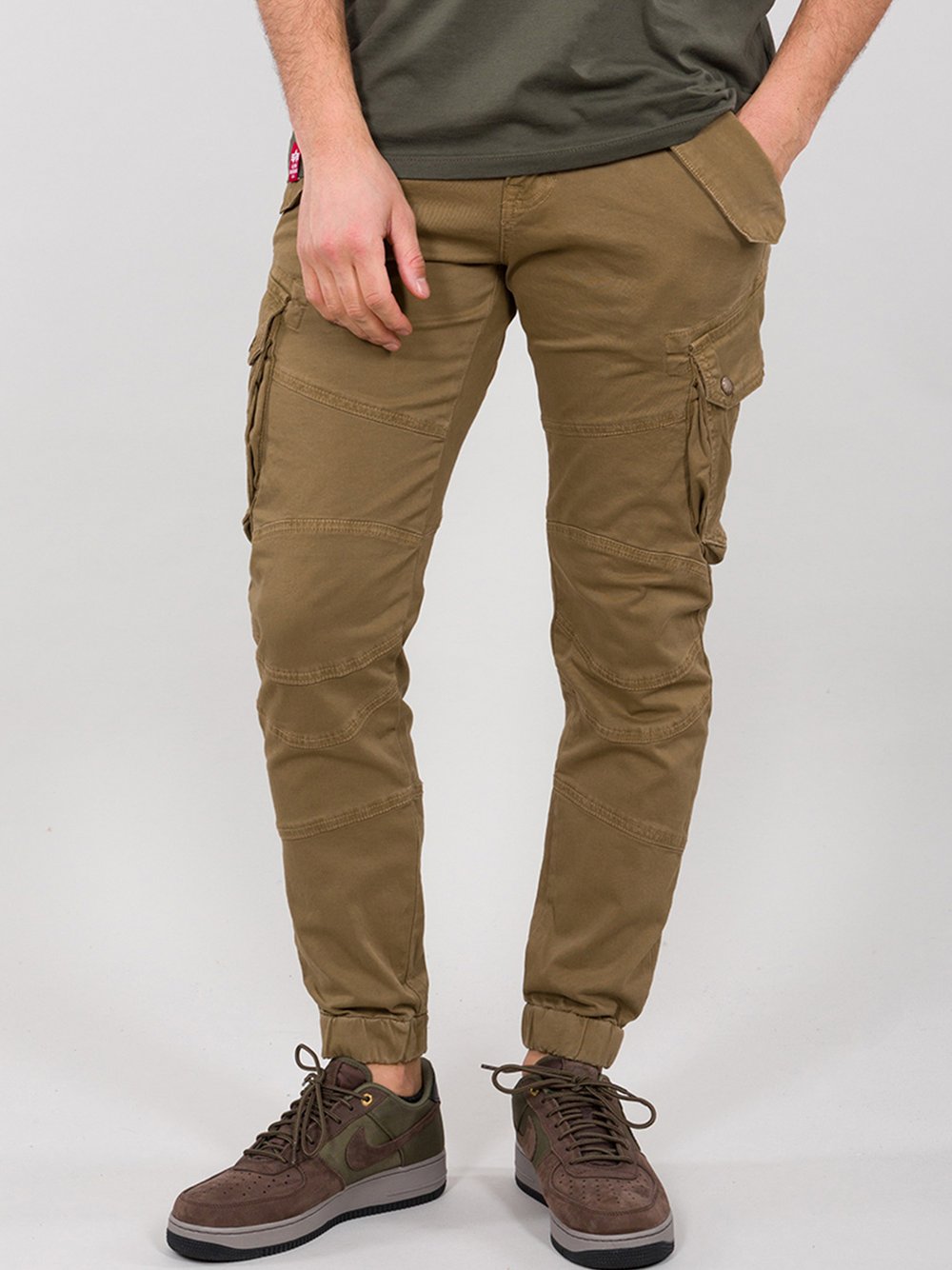 Alpha Industries Hose Herren Baumwolle grün, 31
