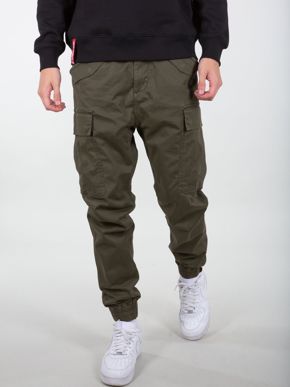 Thumbnail - Alpha Industries Hose Herren Baumwolle braun, 31