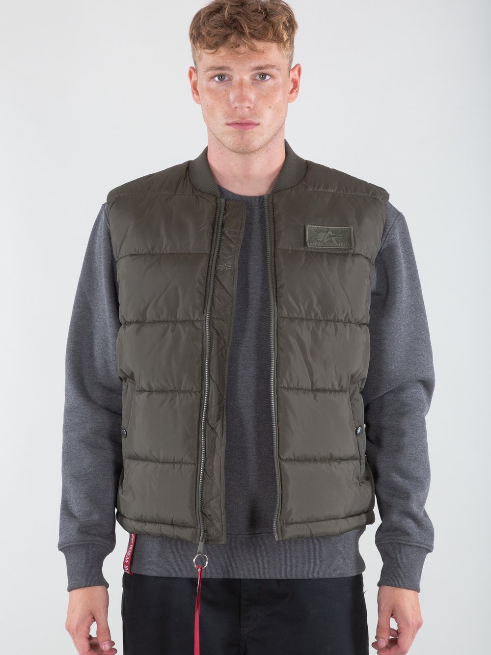 Alpha Industries Weste Herren grün, M