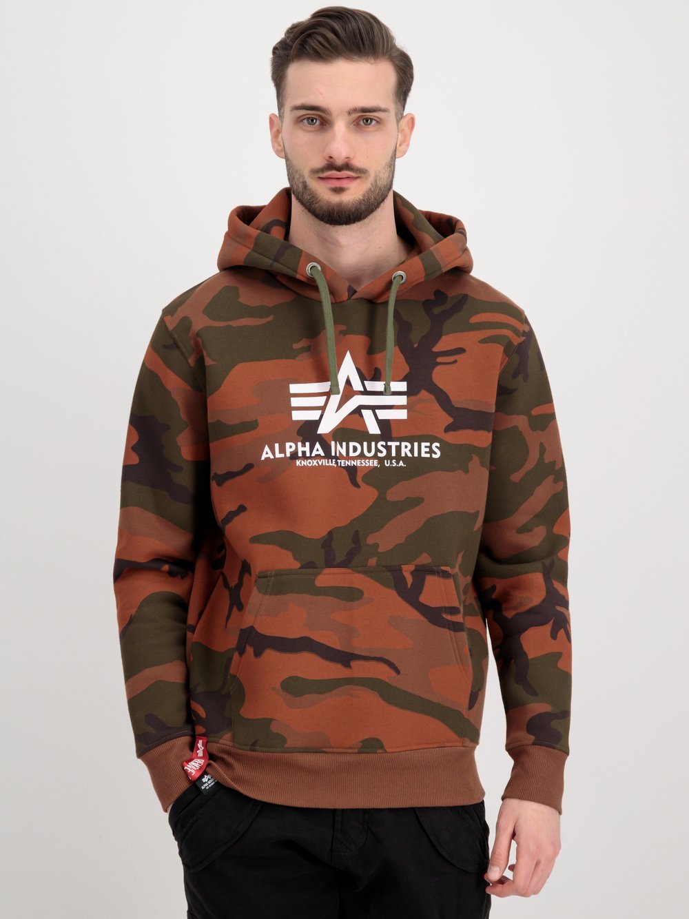 Alpha Industries Kapuzensweatshirt Herren mehrfarbig gemustert, L