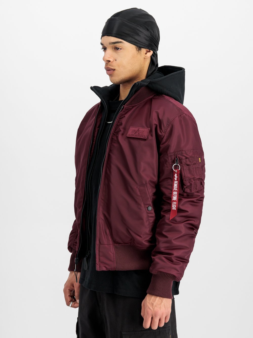 Alpha Industries Bomberjacke Herren rot, M