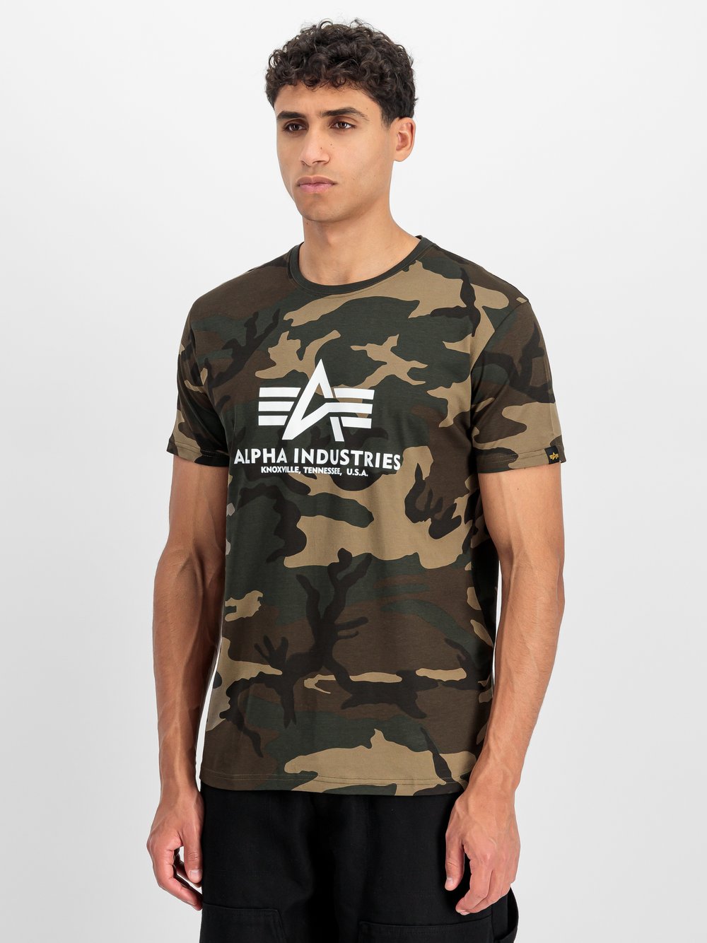 Alpha Industries T-Shirt Herren Baumwolle mehrfarbig gemustert, L