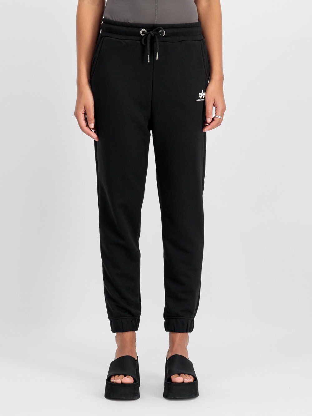 Thumbnail - Alpha Industries Jogginghose Damen Baumwolle schwarz bedruckt, L