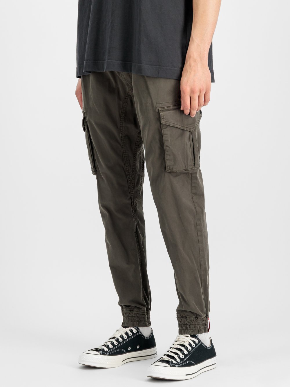 Alpha Industries Hose Herren Baumwolle grau, L