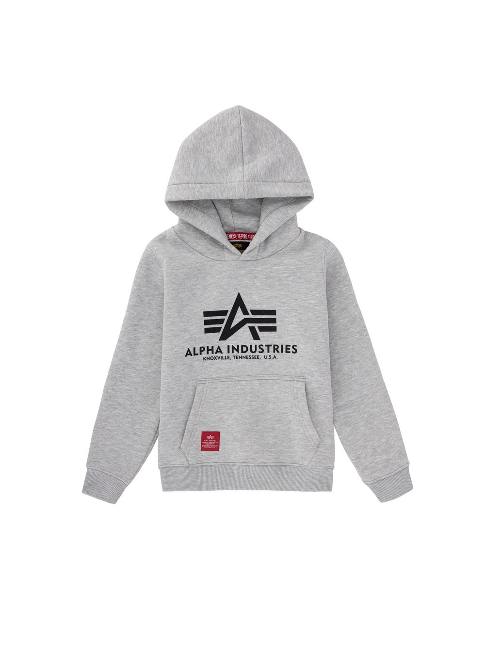 Alpha Industries Kapuzensweatshirt Kinder Baumwolle grau, 10