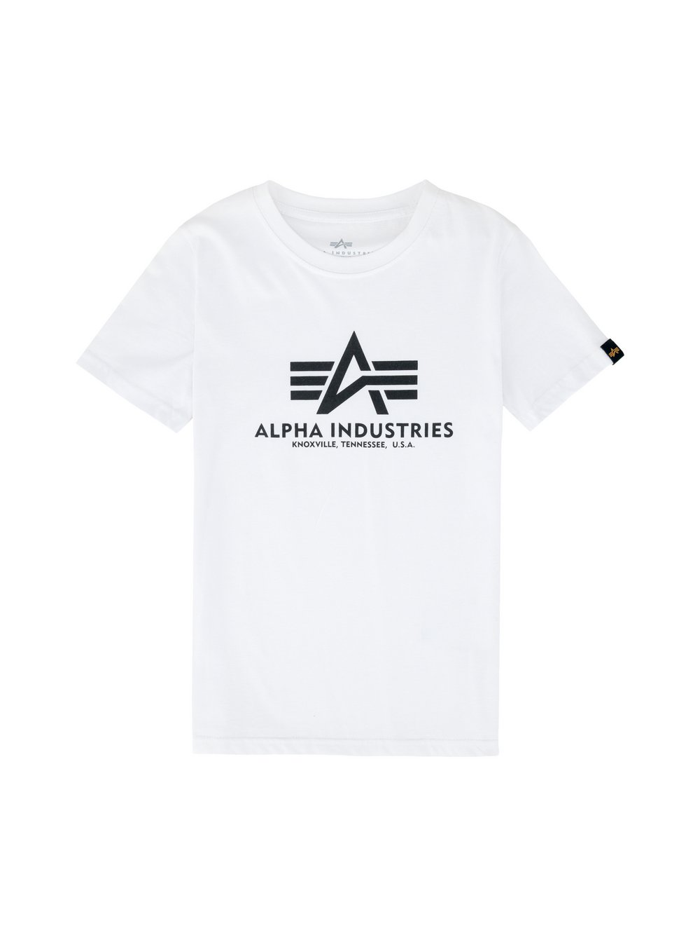 Alpha Industries T-Shirt Kinder Baumwolle weiß bedruckt, 8