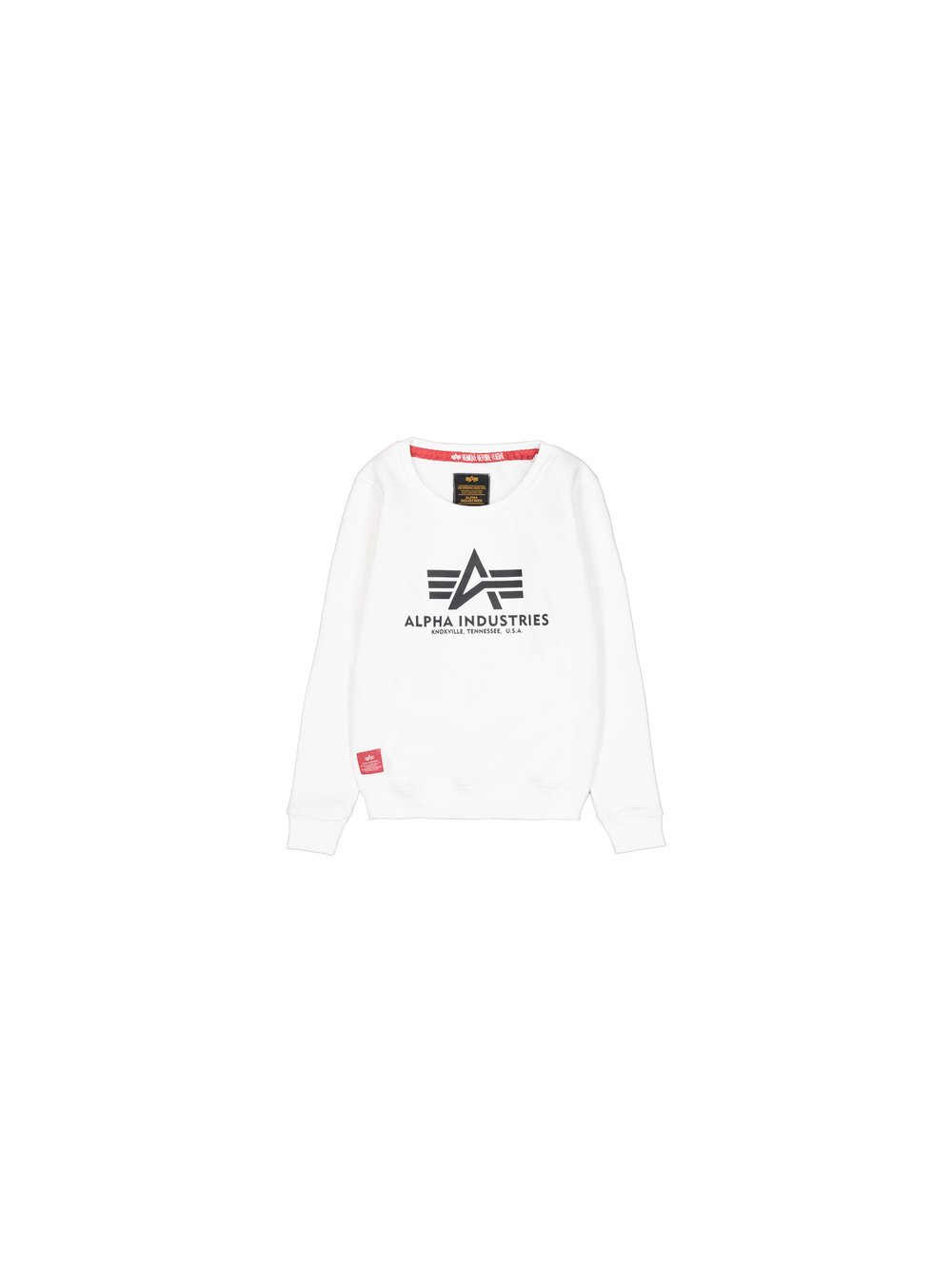 Alpha Industries Sweatshirt Kinder Baumwolle weiß, 8