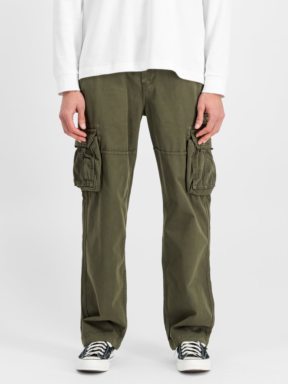 Alpha Industries Hose Herren Baumwolle grün, 29